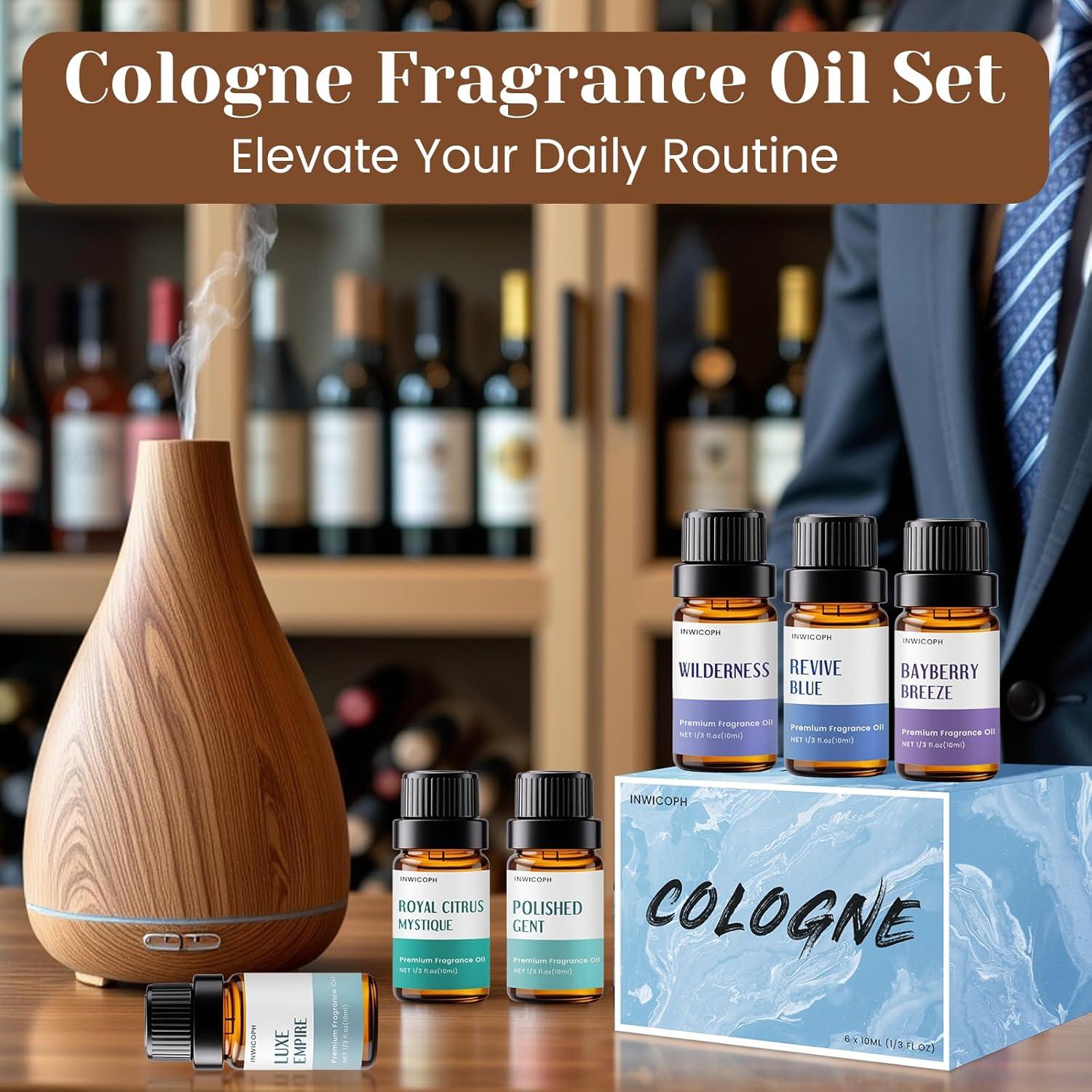 Set de 6 Aceites de Fragancia INWICOPH para Hombres 10ml