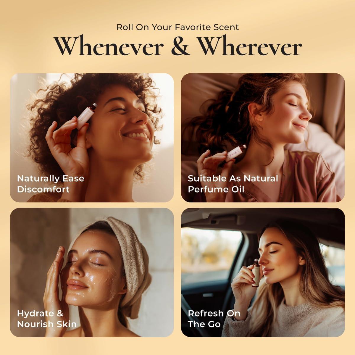 Conjunto de Aceites Esenciales Gya Labs - 4 Roll-On 10 ml