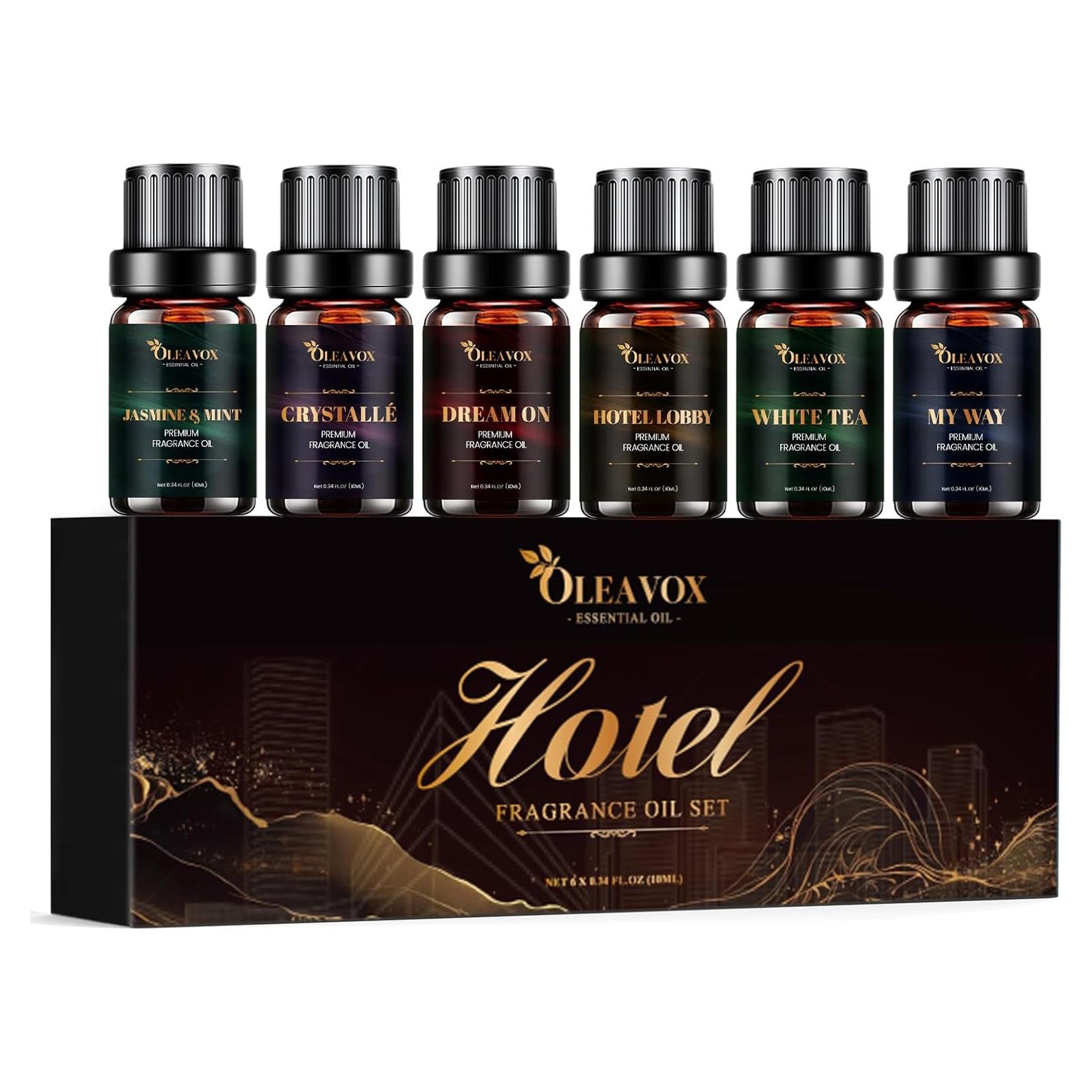 Juego de Aceites Esenciales OleaVox - 6 Fragancias de Lujo