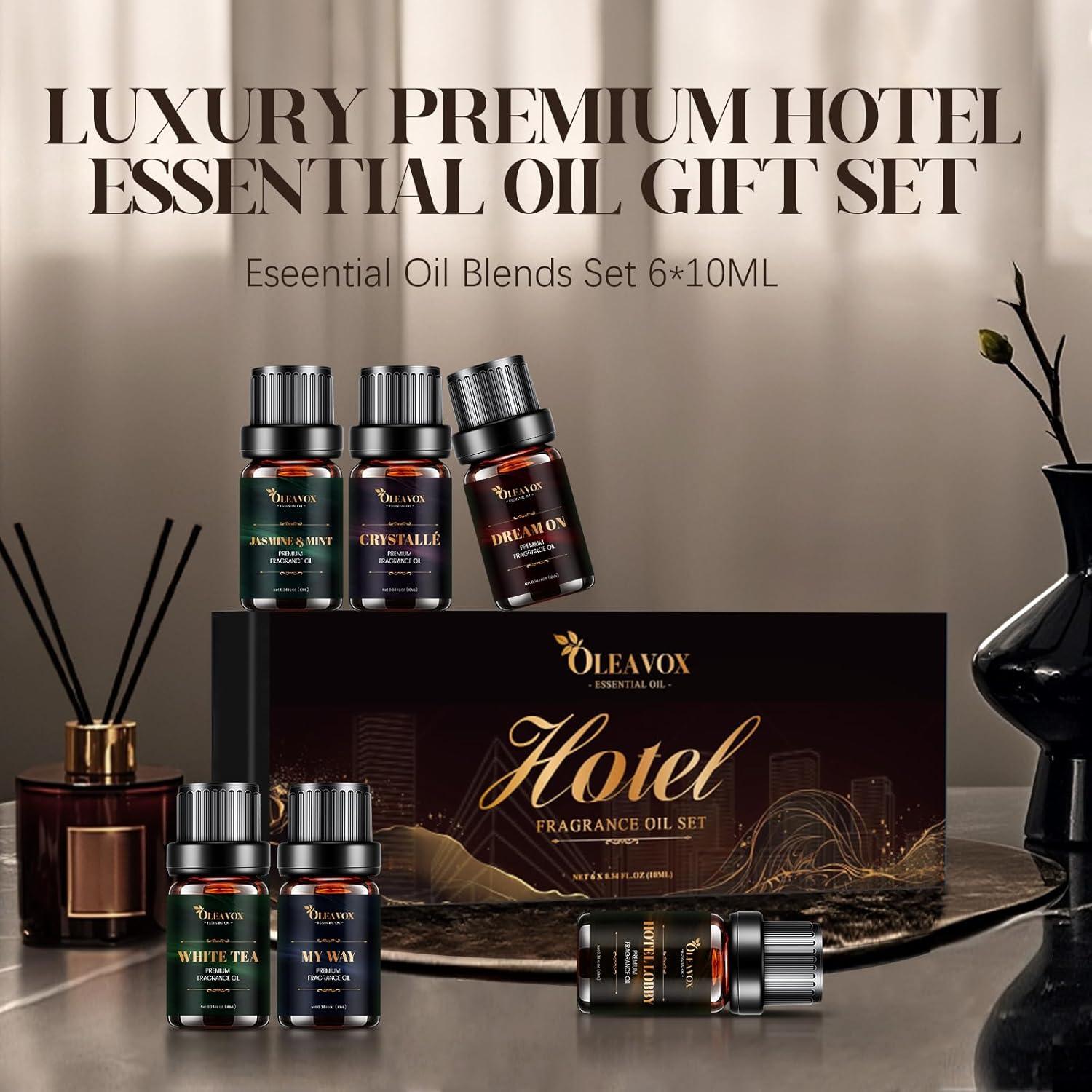 Juego de Aceites Esenciales OleaVox - 6 Fragancias de Lujo