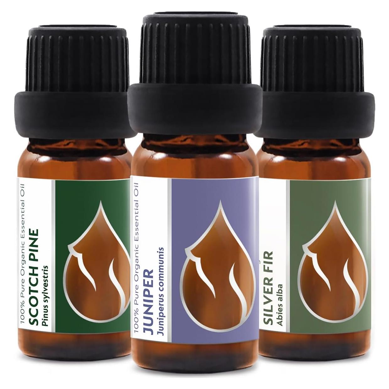 Set de Aceites Esenciales Orgánicos Magia del Bosque 3x10ml