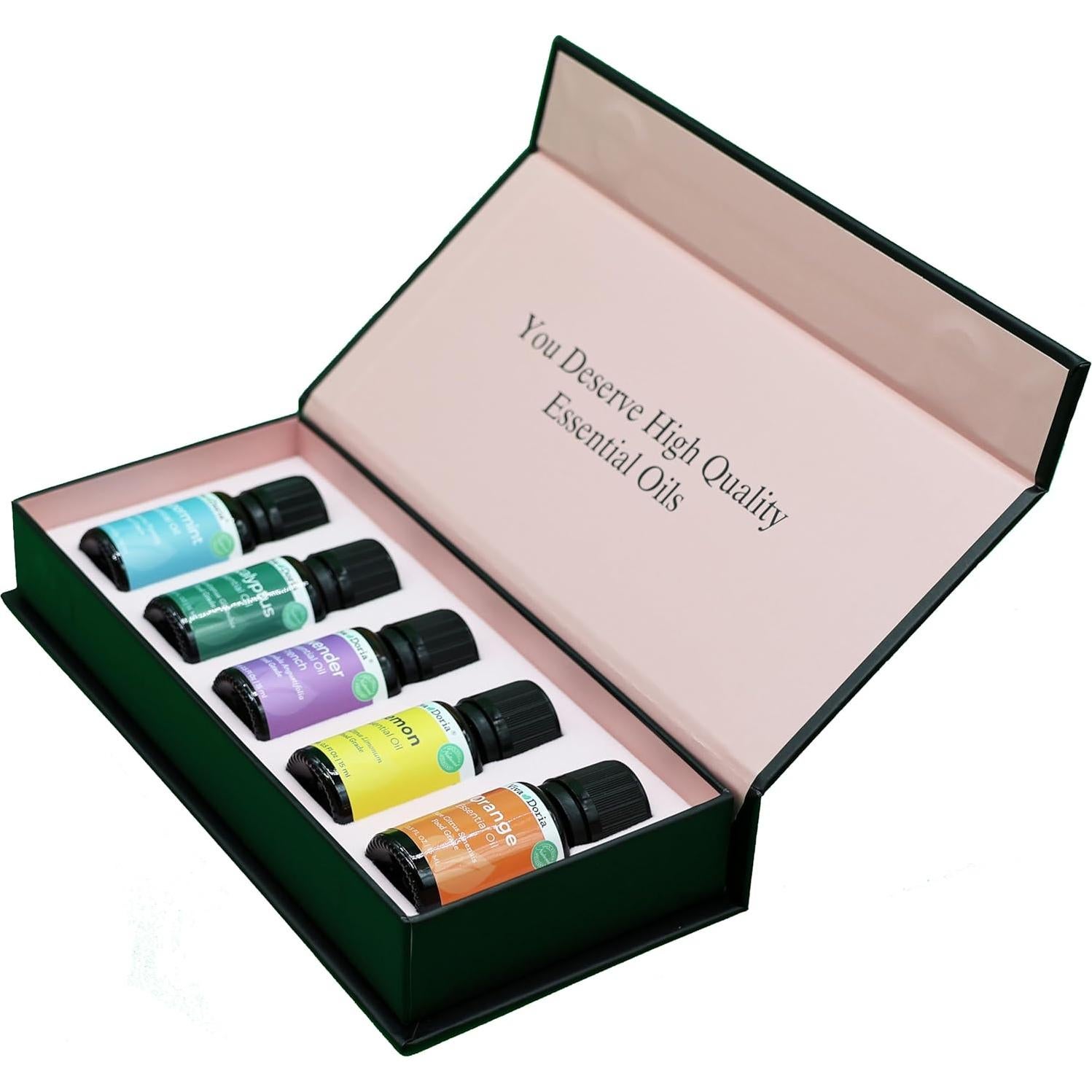 Set de 5 Aceites Esenciales Viva Doria - Grado Alimenticio