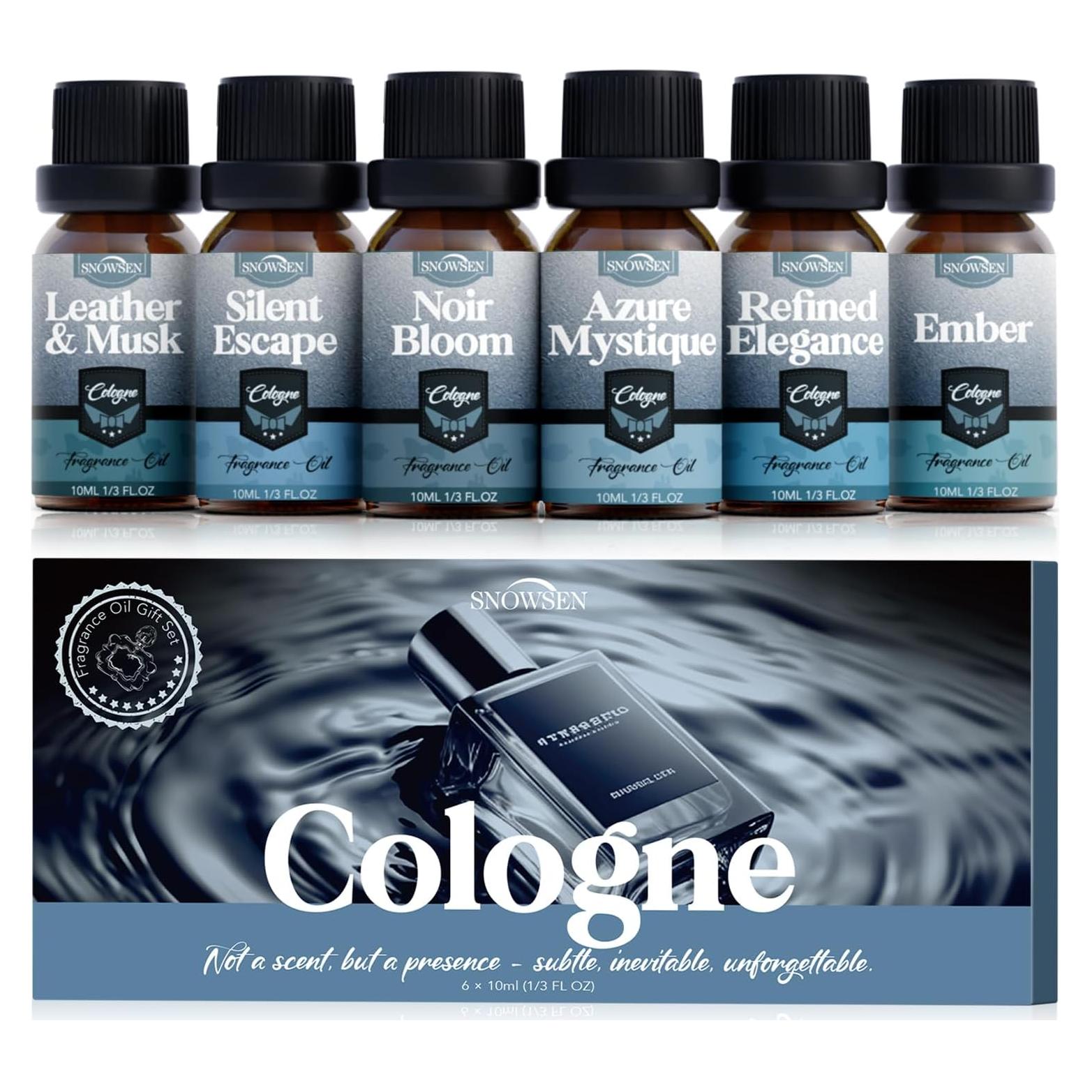 Juego de Aceites Esenciales SNOWSEN para Difusores 6 Aromas