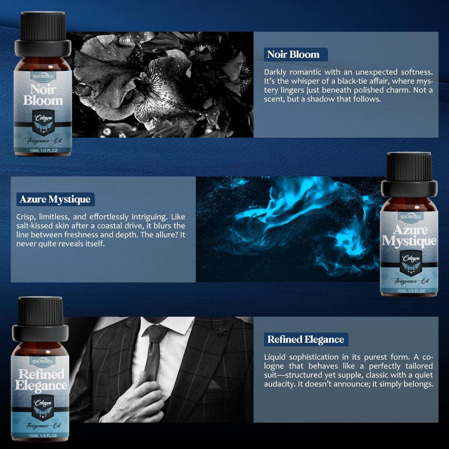 Juego de Aceites Esenciales SNOWSEN para Difusores 6 Aromas