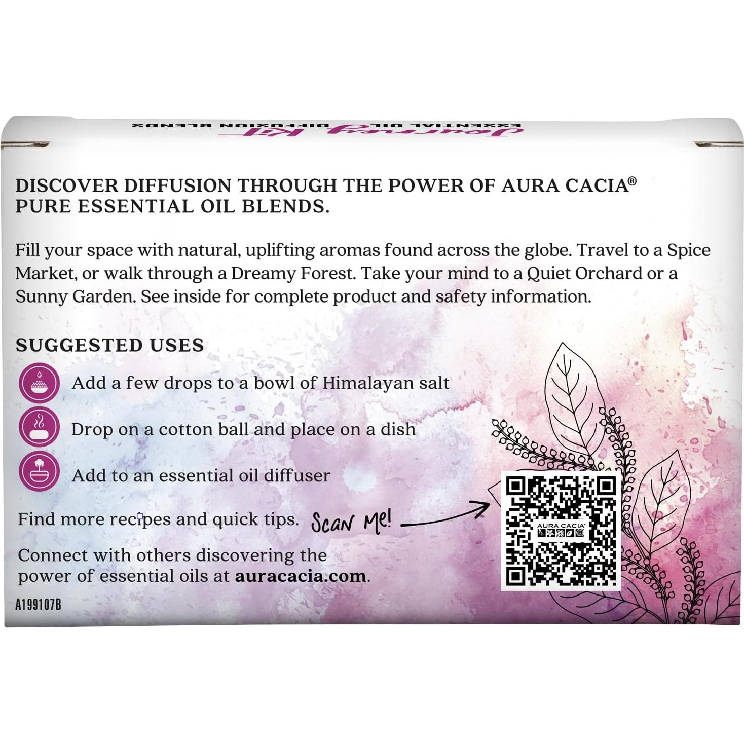 Kit de Aceites Esenciales Aura Cacia Journey 4x7.4ml