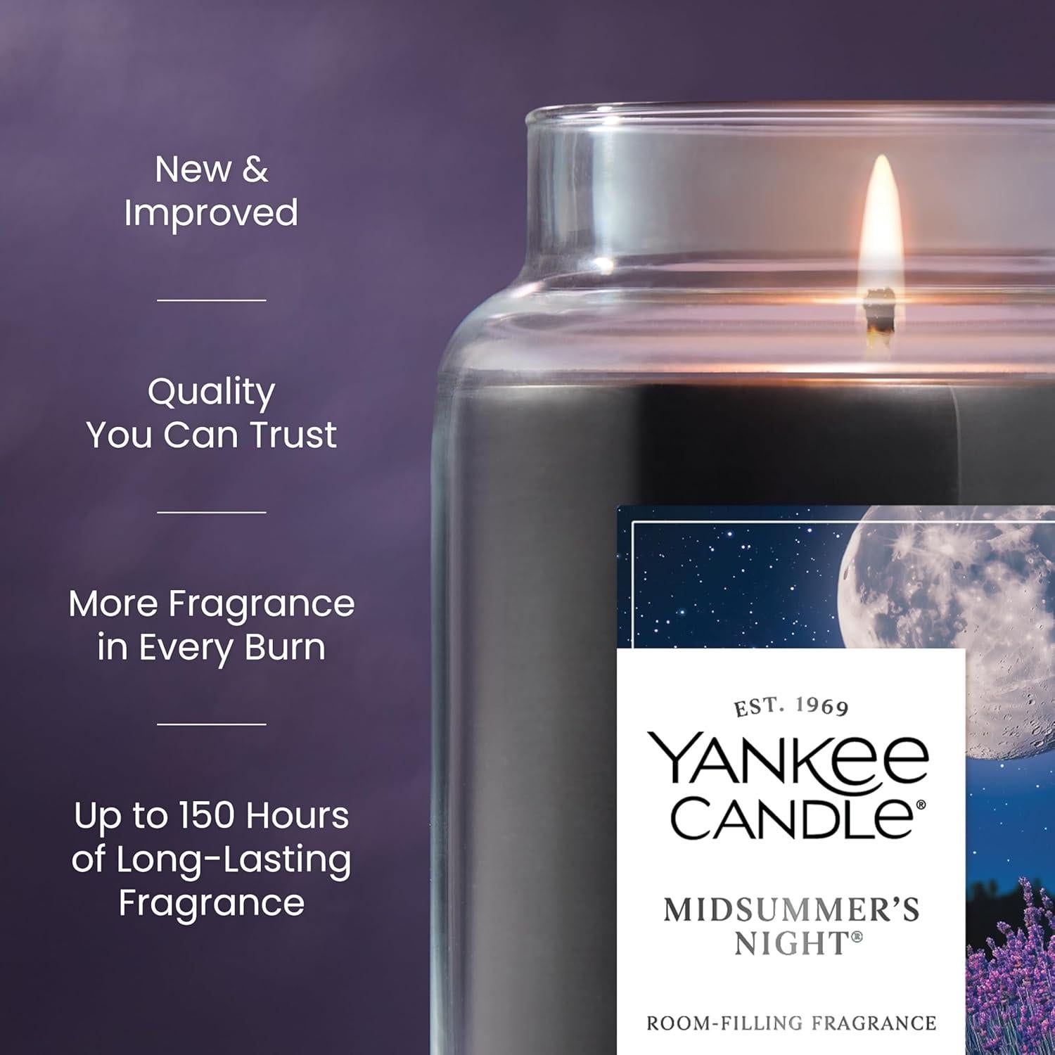 Vela Aromática Tarro Grande Yankee Candle Noche de Verano 623g