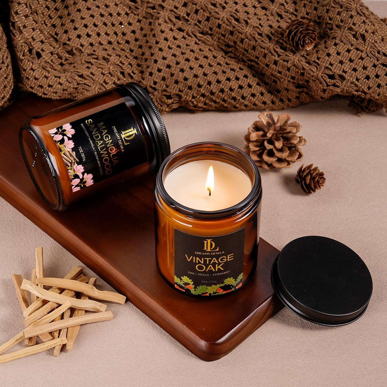 Juego de Velas Aromáticas 4 Pack DL DREAMY DEWLA - Soja 200 Horas