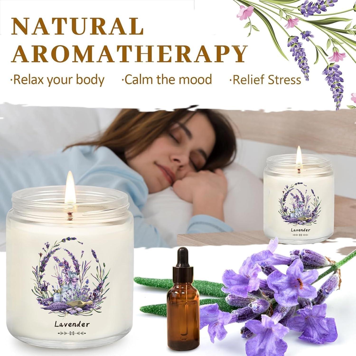 Juego de Velas Aromáticas Yinuo - 6 Pack Cera de Soja 198g