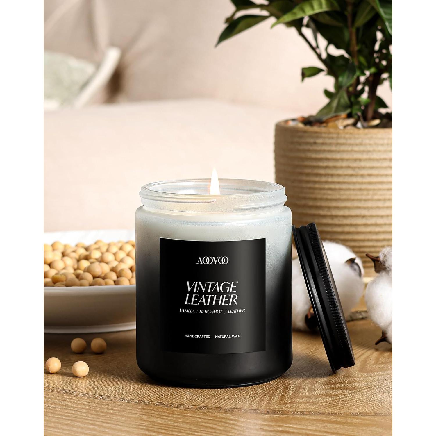 Conjunto de Velas Aromáticas AOOVOO - 6 Fragancias Masculinas