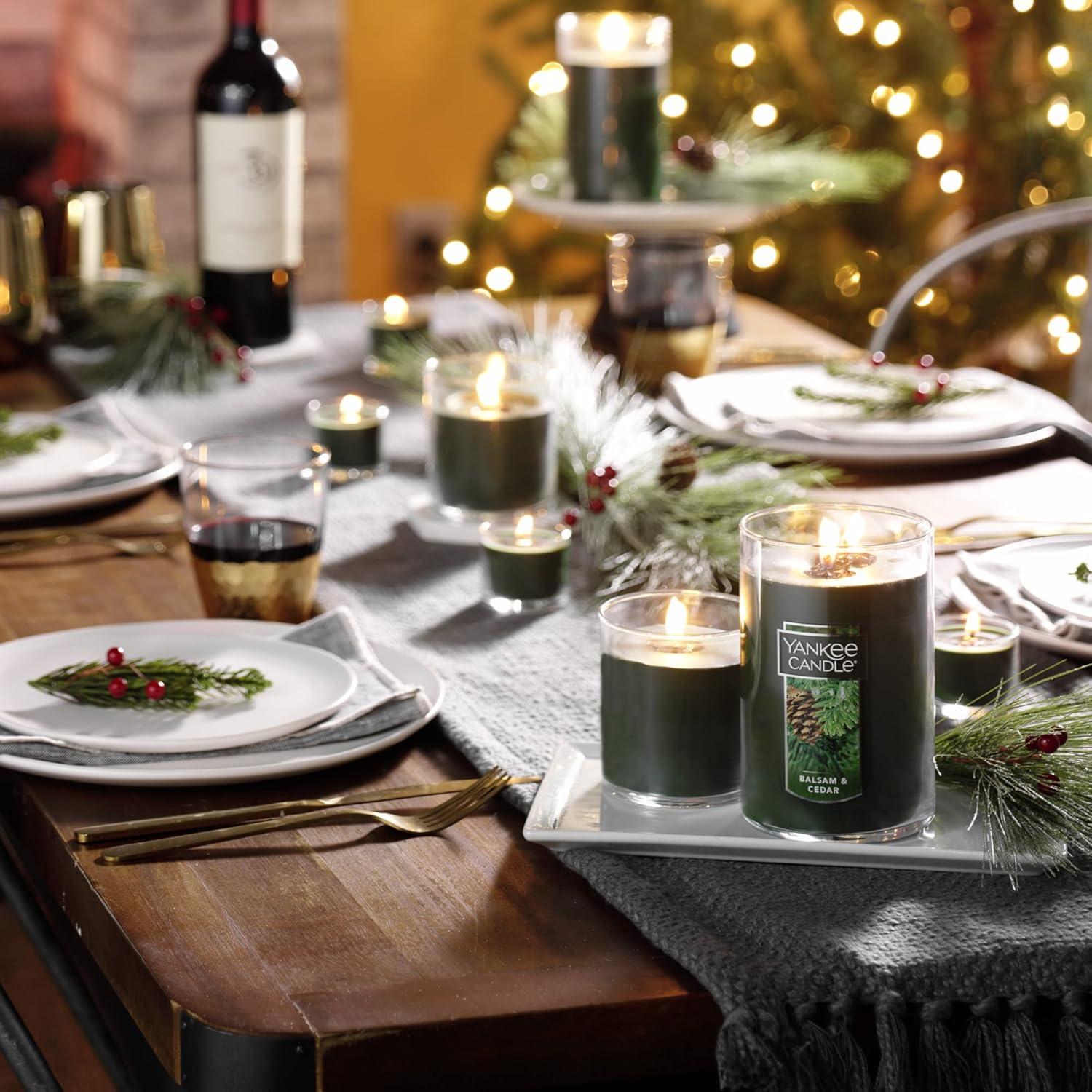 Vela Aromatizada Yankee Candle Balsamo y Cedro 22oz Doble Pabilo