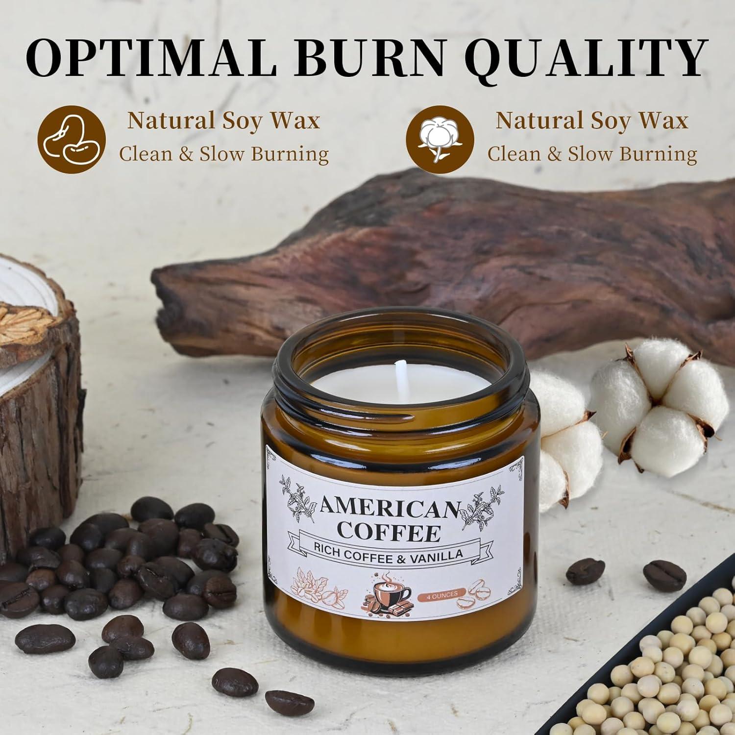 Vela Aromática de Soja Yushan - 113g Café Americano