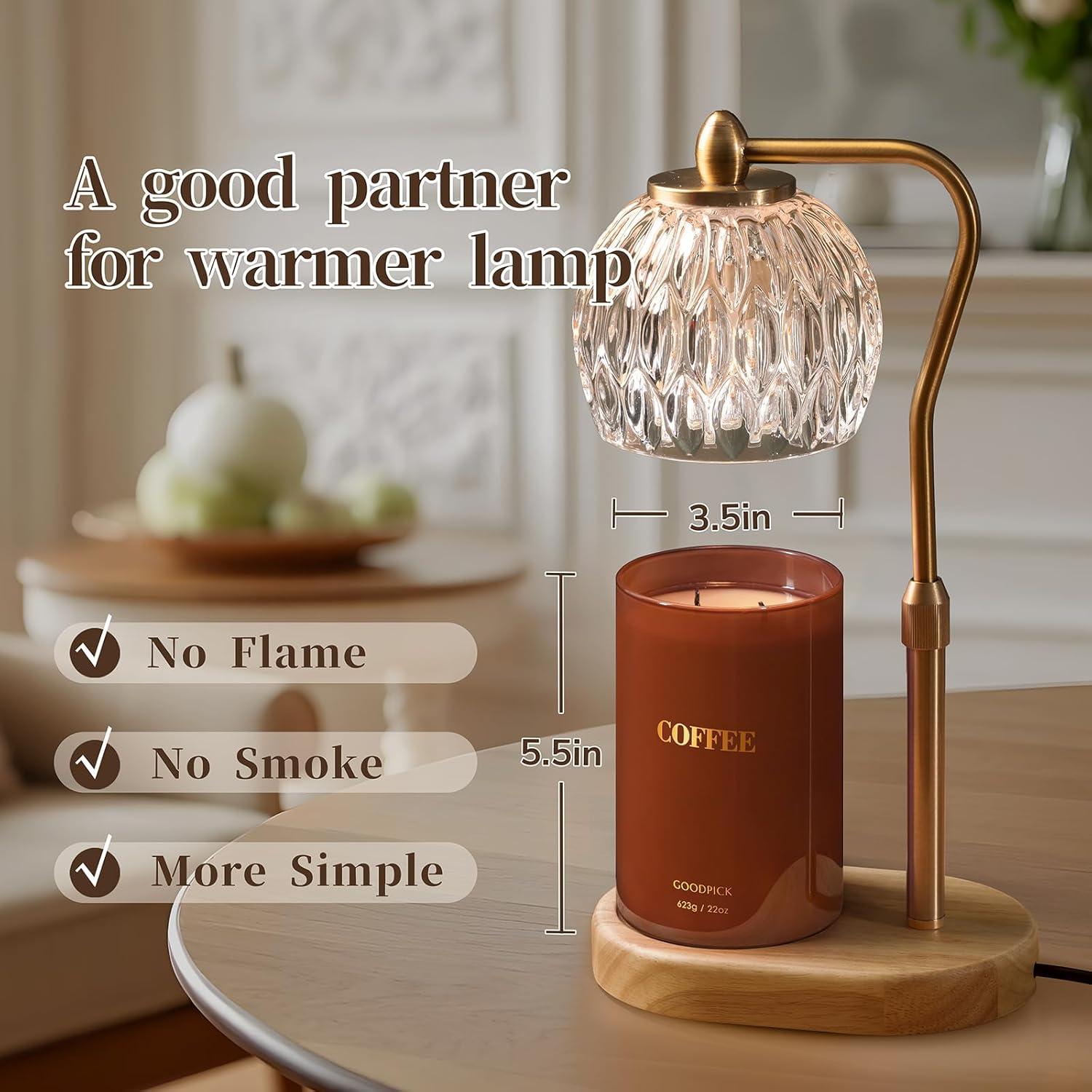 Vela Aromática de Soja Goodpick 622 g Café 120 Horas Quema