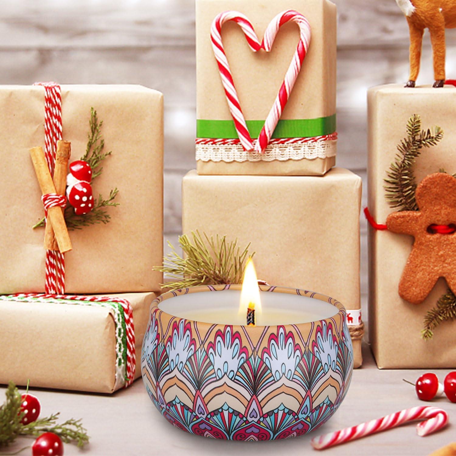 Conjunto de 12 Velas Aromatizadas JXDLSQ de Cera de Soja