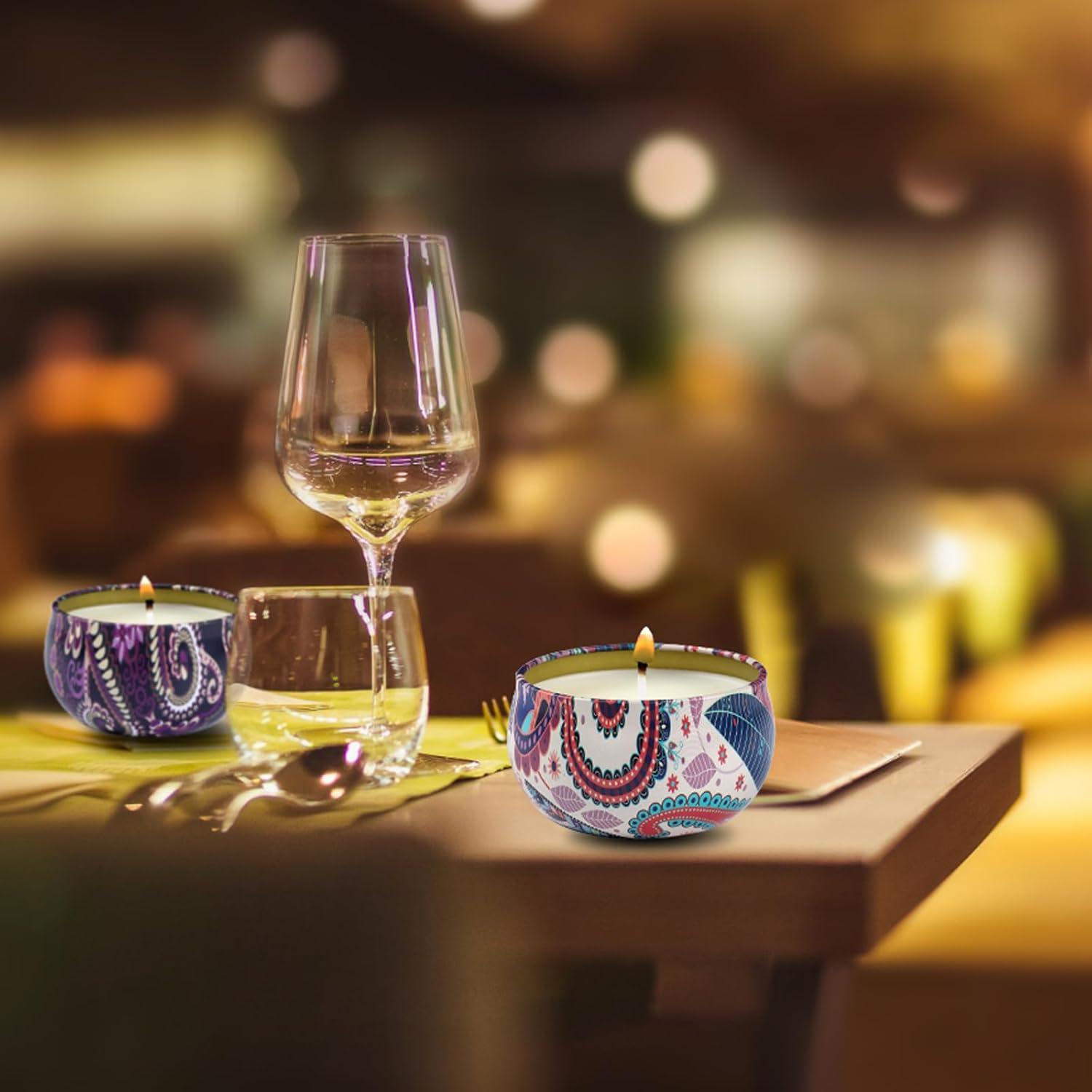 Juego de Velas Aromáticas Kedtui 16 Pack Cera de Soja Natural