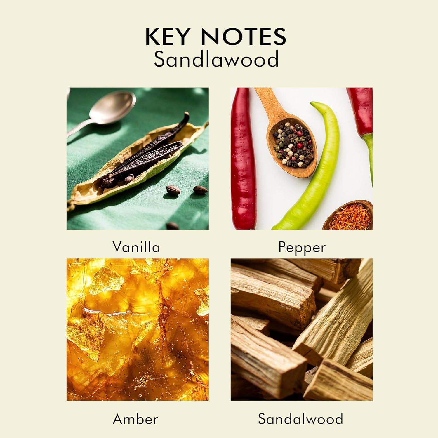 Vela Aromática de Sándalo Azulfra 193 g Cera de Soja Ecológica