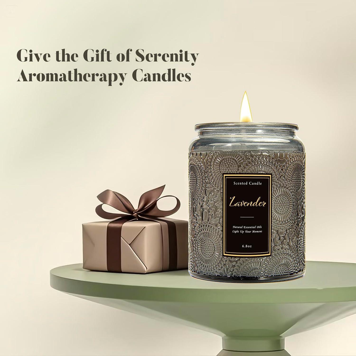 Vela Aromática de Sándalo Azulfra 193 g Cera de Soja Ecológica