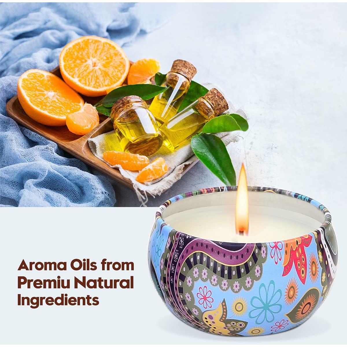 Juego de 12 Velas Aromáticas de Soja Primevolve - 70.9g