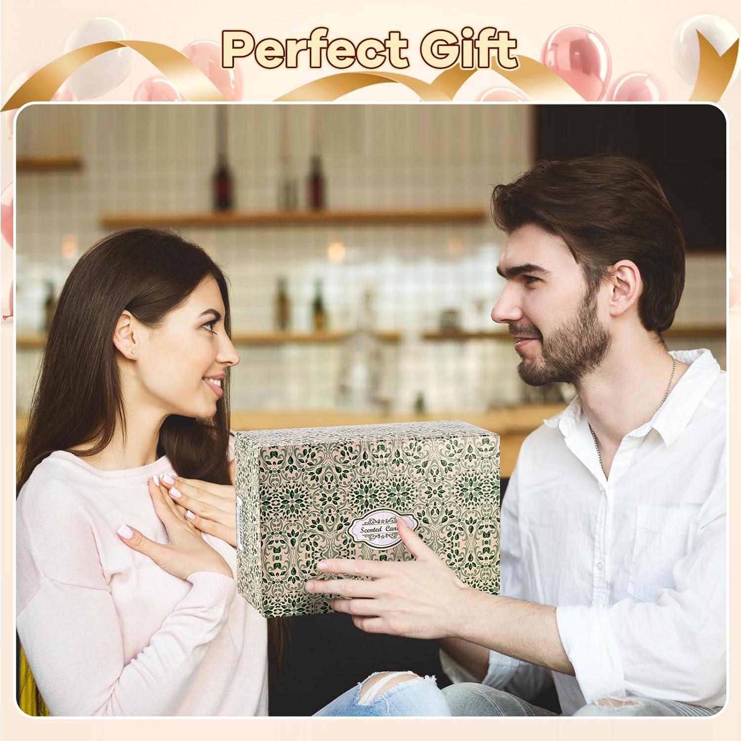 Juego de 12 Velas Aromáticas de Soja Obisesio - 70.87 g cada una