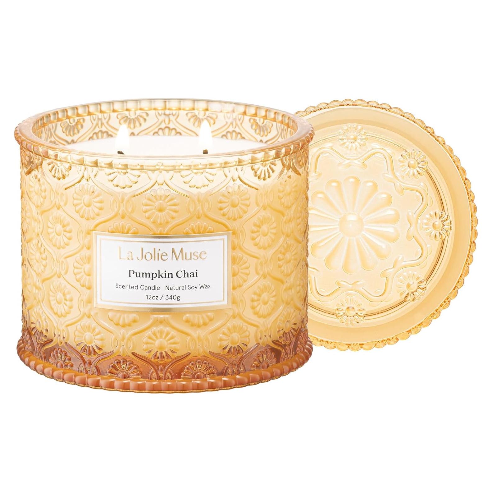 Vela Aromática de Soja LA JOLIE MUSE 340g Chai de Calabaza