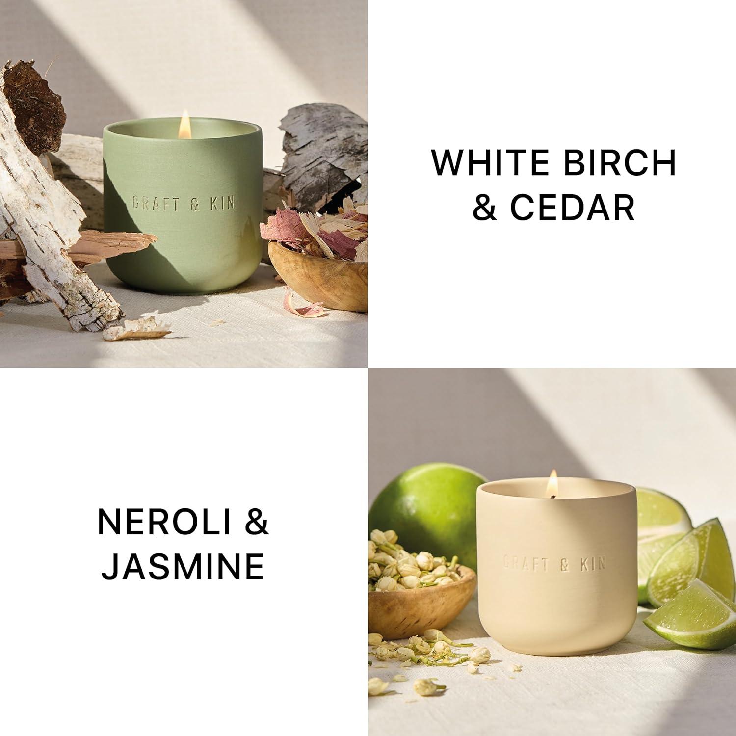 Juego de Velas Aromáticas Craft & Kin | 4 Velas 85g | Cera de Soja