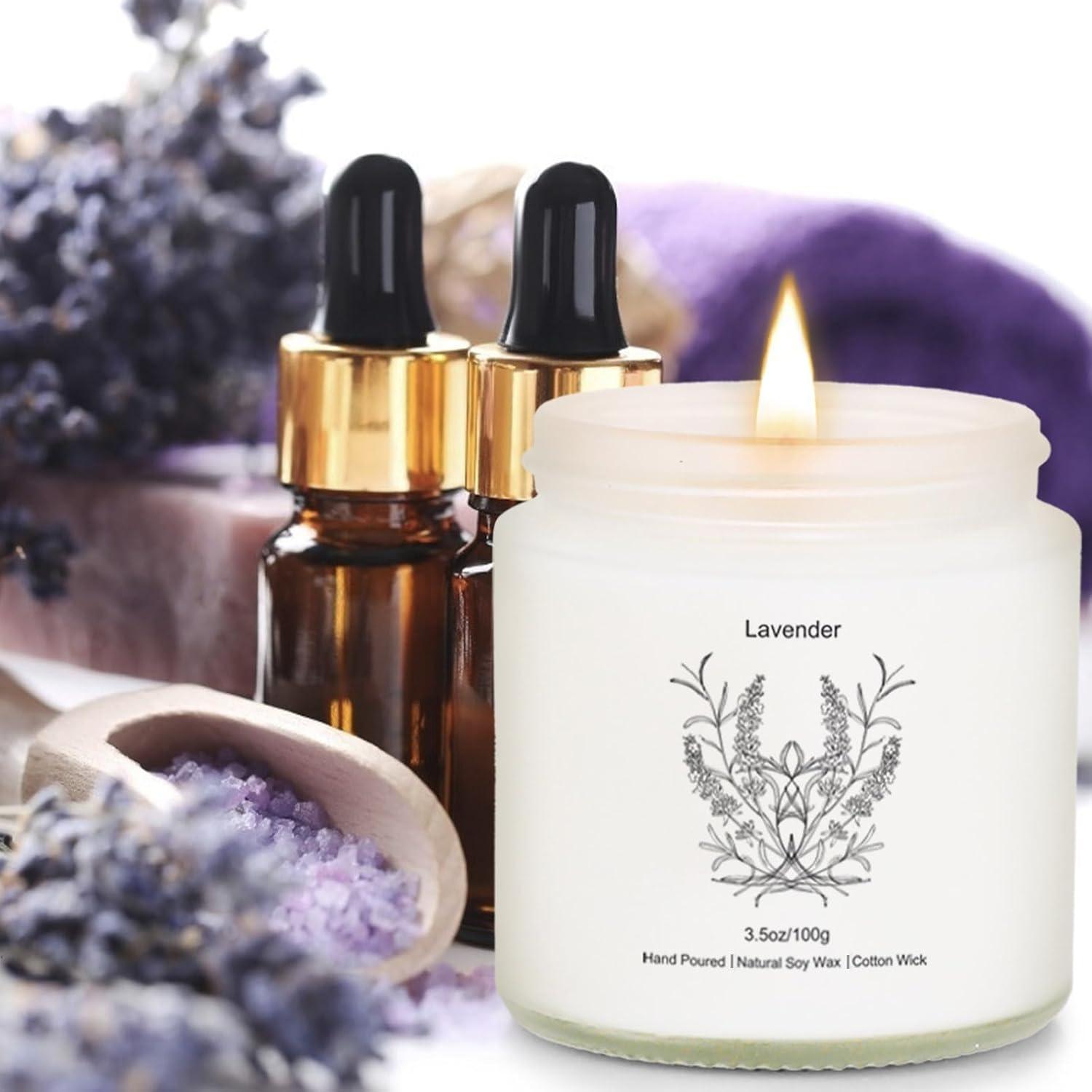 Set de 8 Velas Aromáticas de Cera de Soja - Regalos para Mujeres