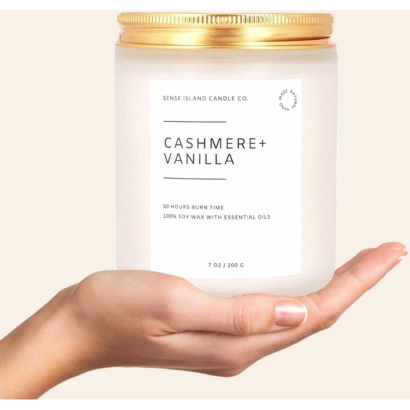 Vela Perfumada Sense Island Vainilla Cashmere 50+ Hrs