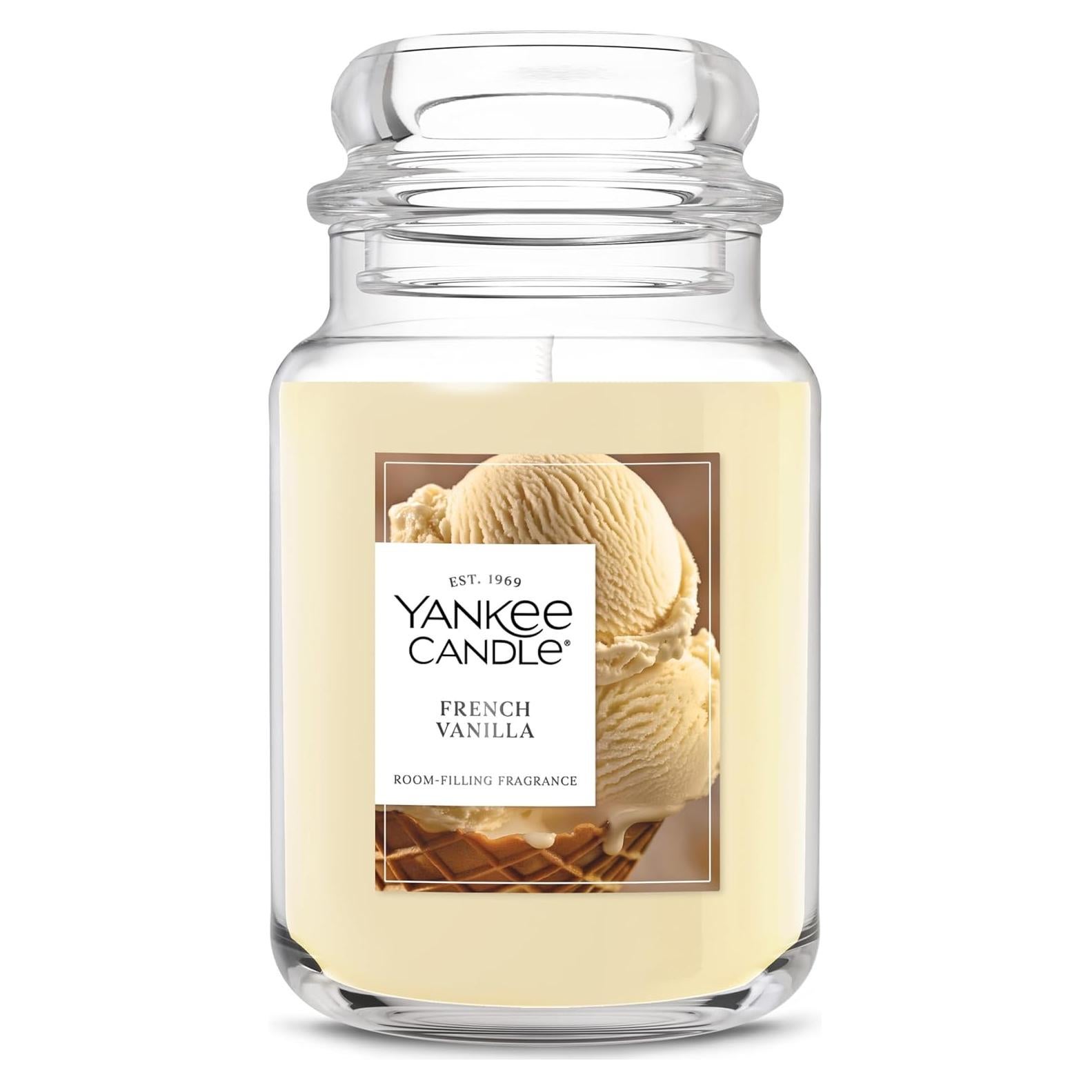 Vela Aromática Yankee Candle Vainilla Francesa Tarro Grande 622g