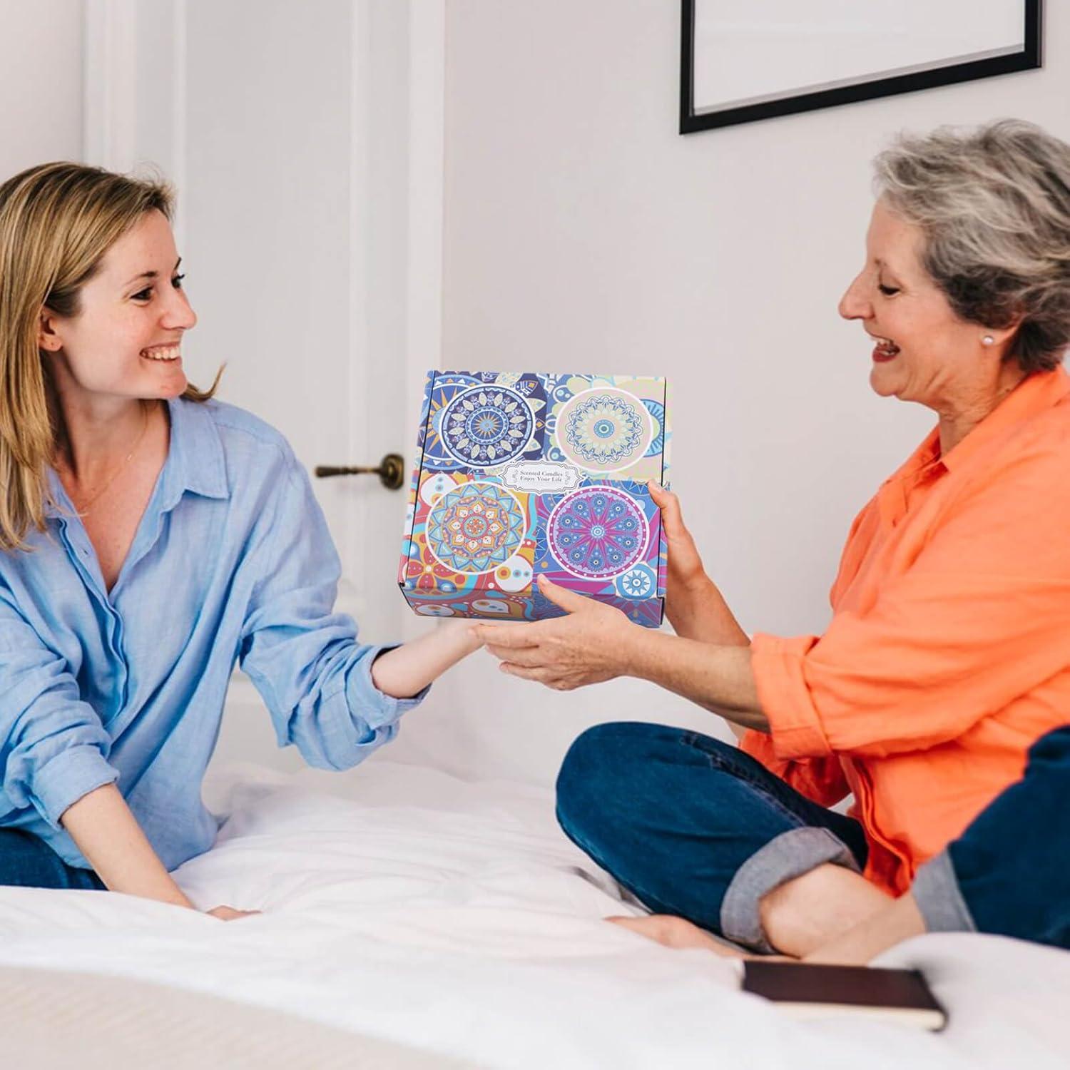 Set de 4 Velas Aromáticas LIVILLA de Cera de Soja 125g