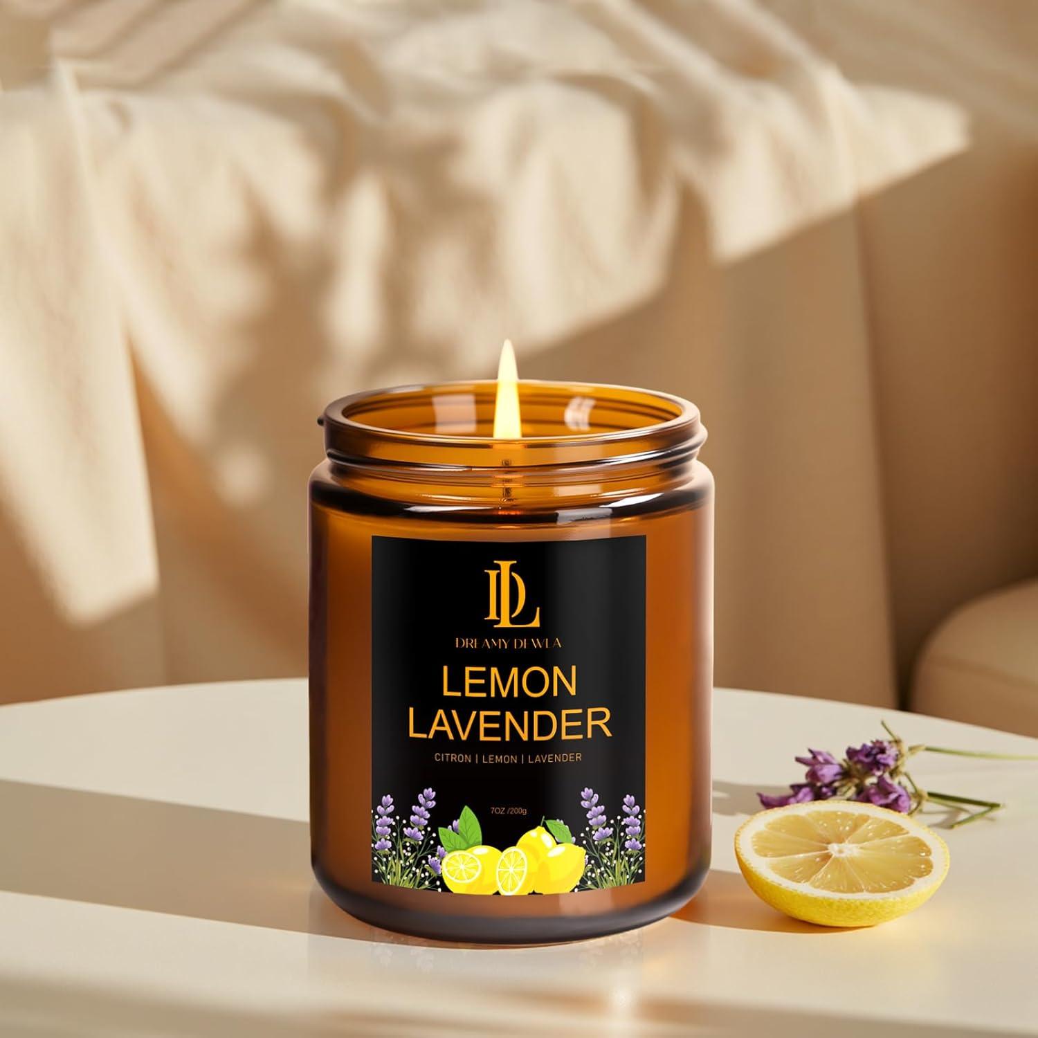 Vela Aromática Limón y Lavanda DL DREAMY DEWLA 198g