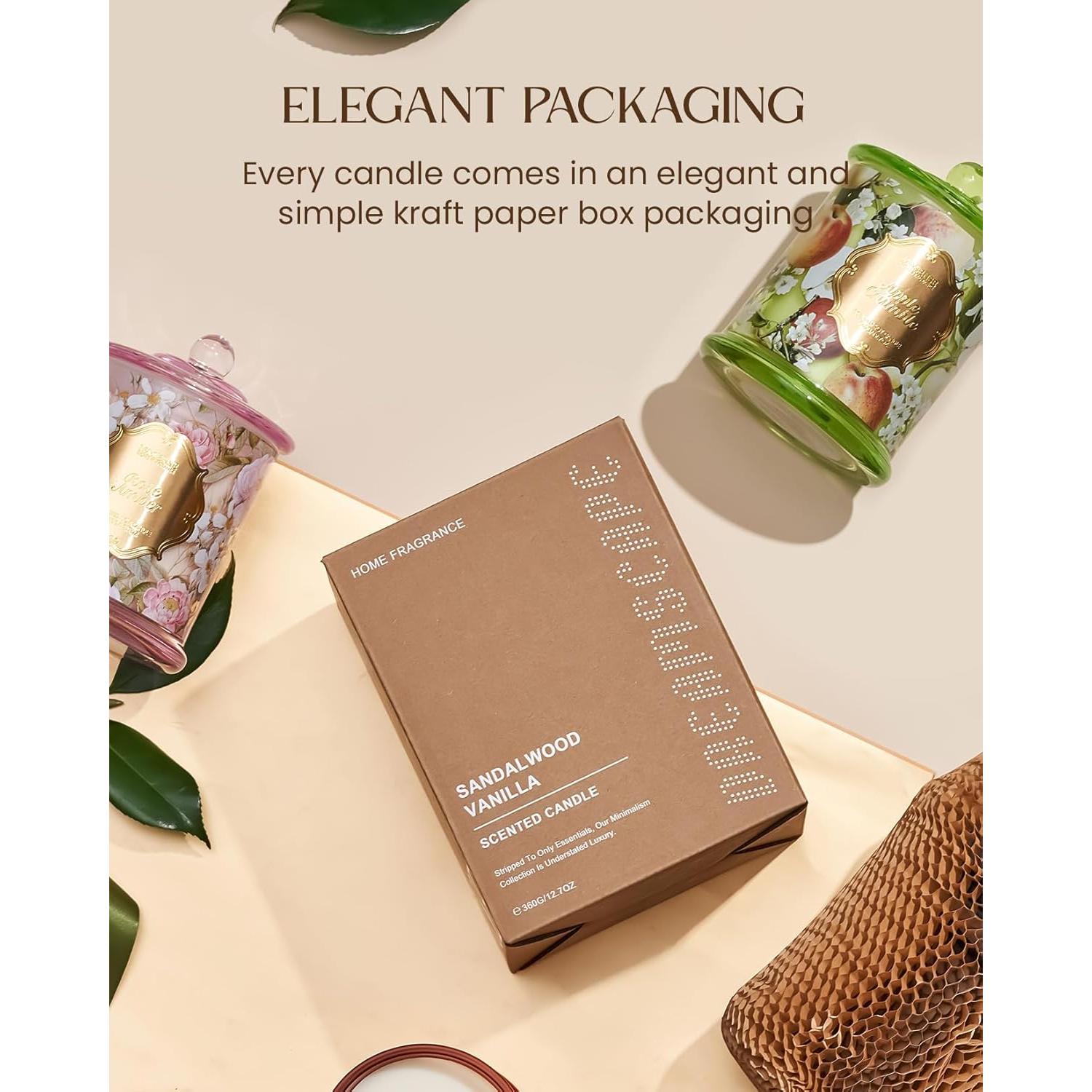 Vela Aromática M&SENSE OceanEscape 360g Soja Natural 75h