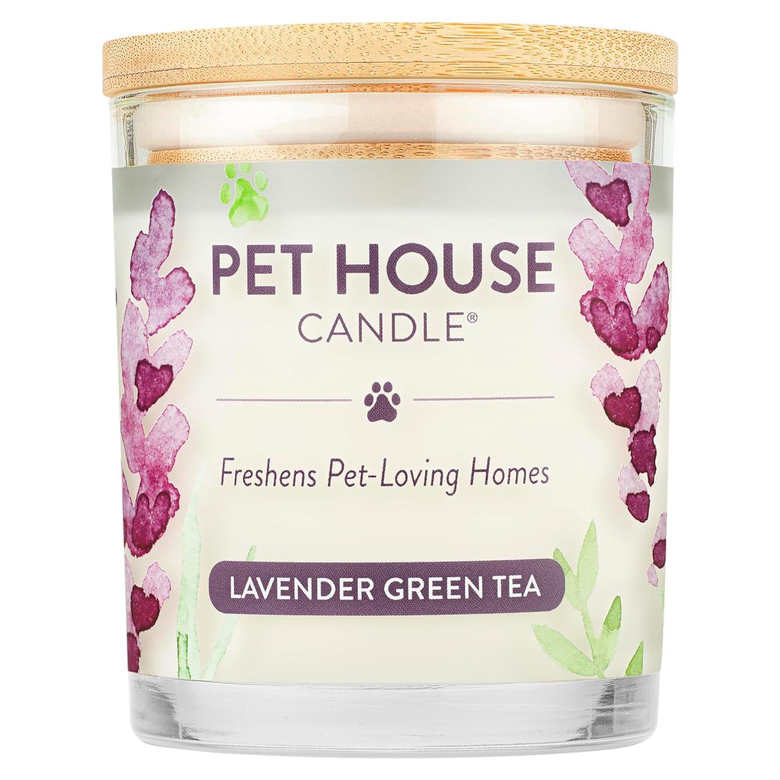Vela Aromática para Mascotas One Fur All - Lavanda Té Verde - 226g