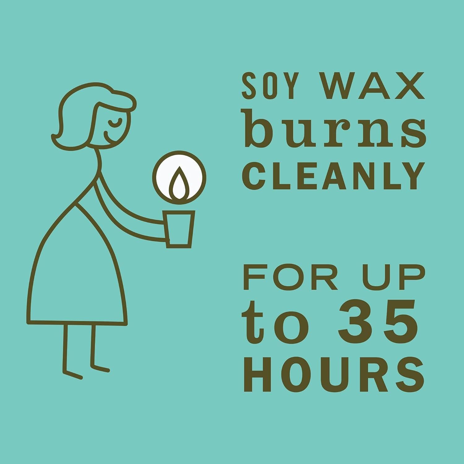 Vela Perfumada de Soja Mrs. Meyer's 204g Albahaca