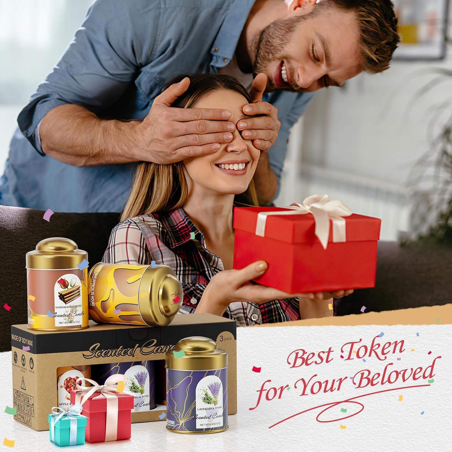 Juego de Velas Aromáticas Vortixx - 3 Aromas Naturales 127.6g