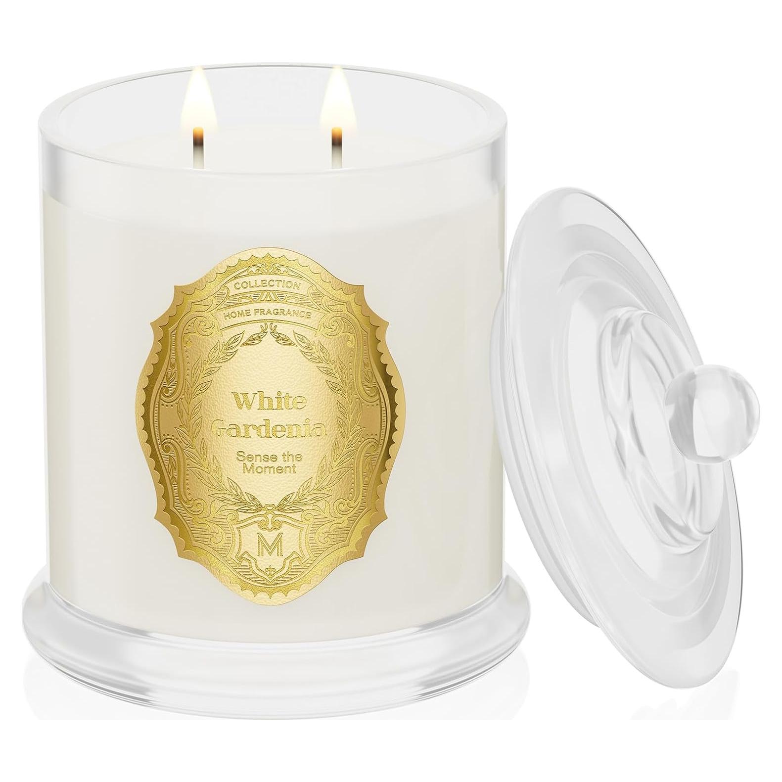 Velas Aromáticas M&SENSE Gardenia Blanca 360g 70 Horas