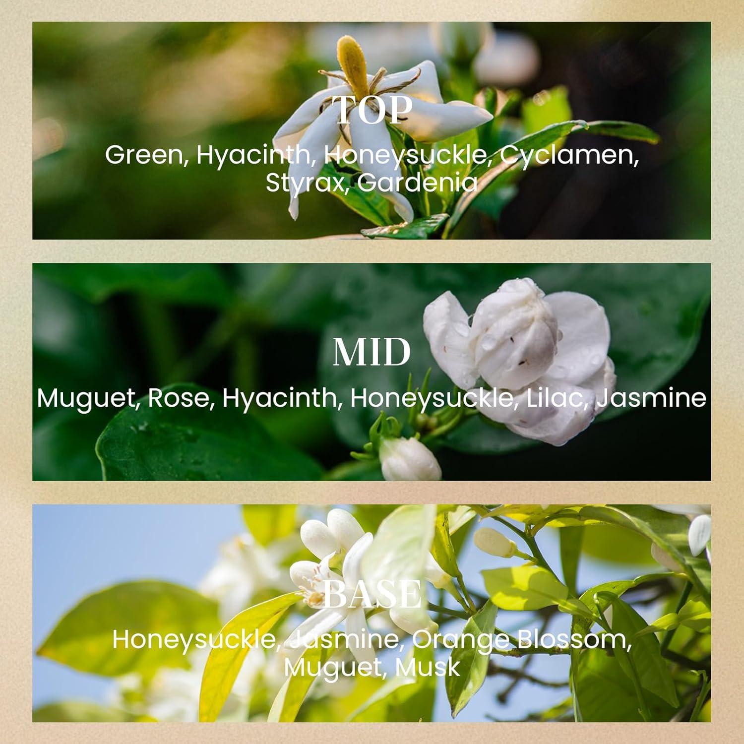 Velas Aromáticas M&SENSE Gardenia Blanca 360g 70 Horas