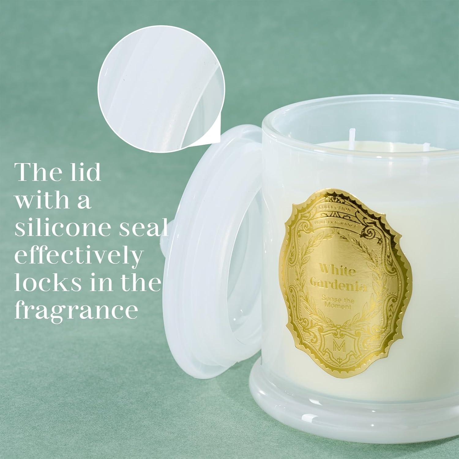 Velas Aromáticas M&SENSE Gardenia Blanca 360g 70 Horas