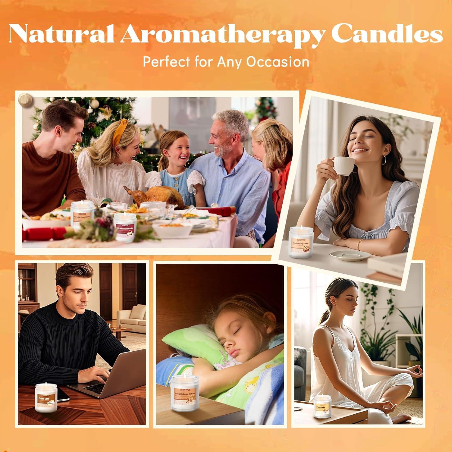 Set de 6 Velas Aromáticas de Panadería Hanolly - Otoño