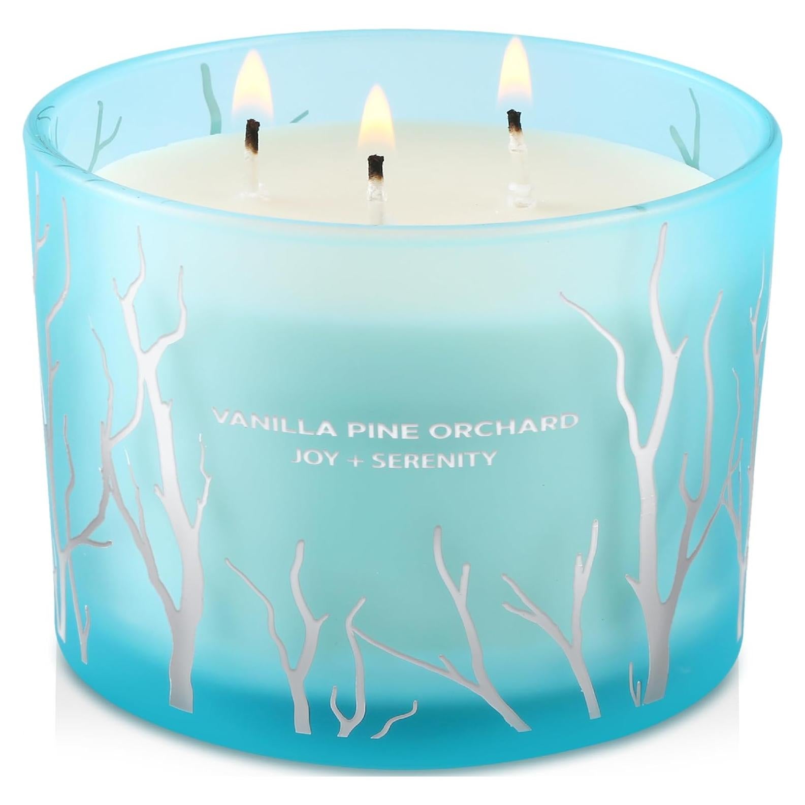 Vela Aromática de Soja GIFTAWAY 411 g 3 Mechas Vainilla Pino