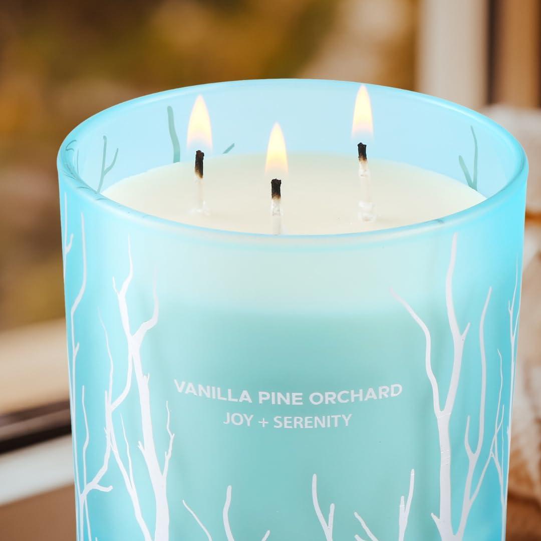 Vela Aromática de Soja GIFTAWAY 411 g 3 Mechas Vainilla Pino