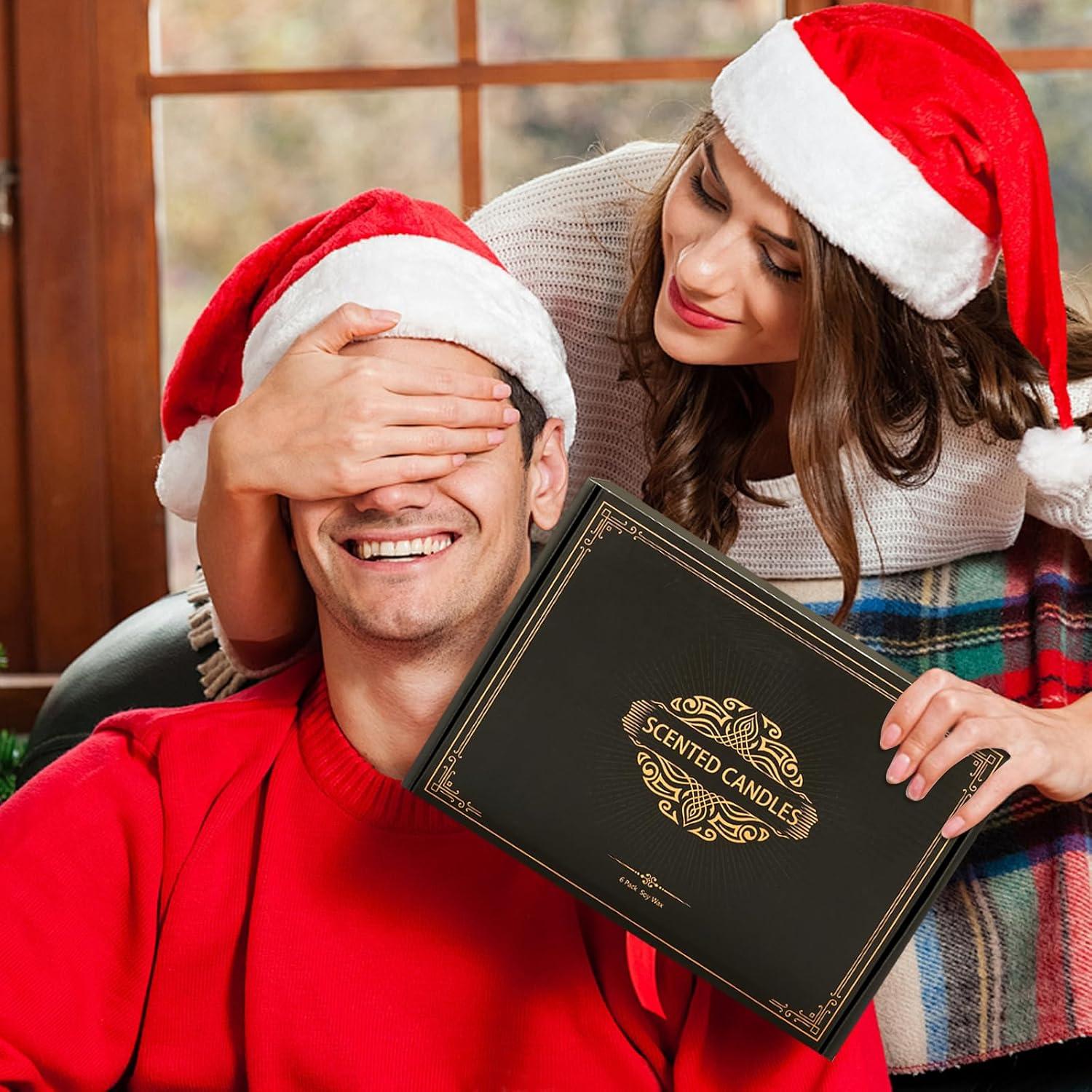 Conjunto de Velas Aromáticas para Hombres 6 Piezas Soja