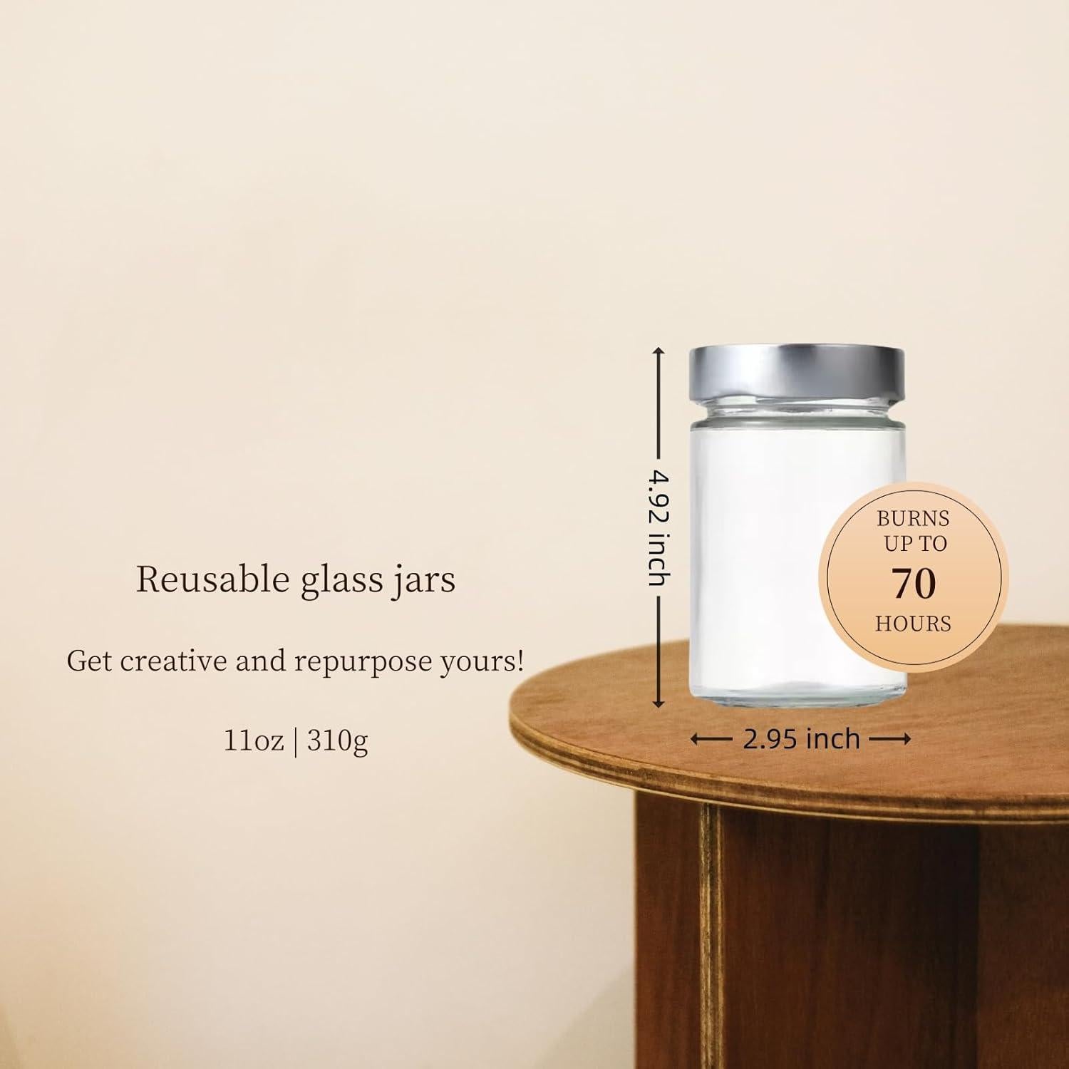 Vela Aromática de Soja ANSOYER 11oz Pachulí y Tabaco 70h