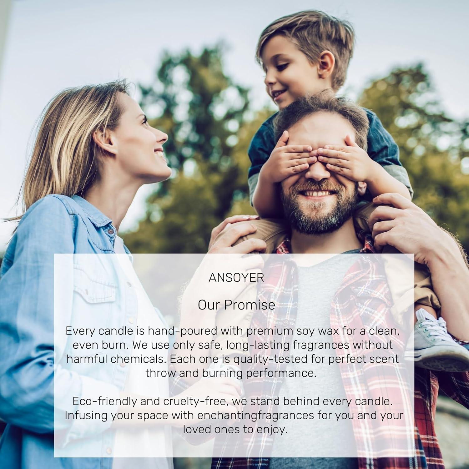 Vela Aromática de Soja ANSOYER 11oz Pachulí y Tabaco 70h