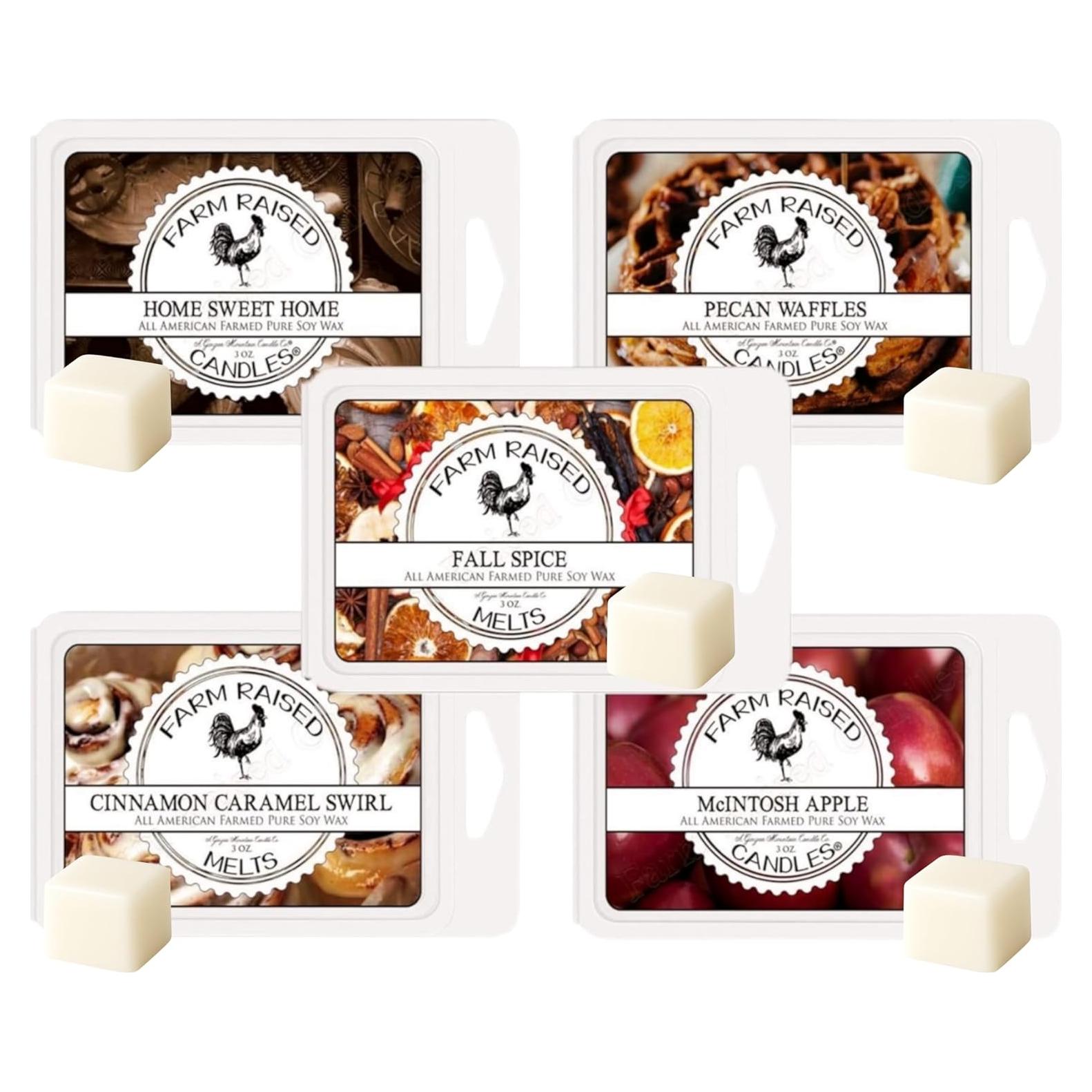 Melts de Cera de Soja Velas Criadas en Granja - Otoño 1 LB