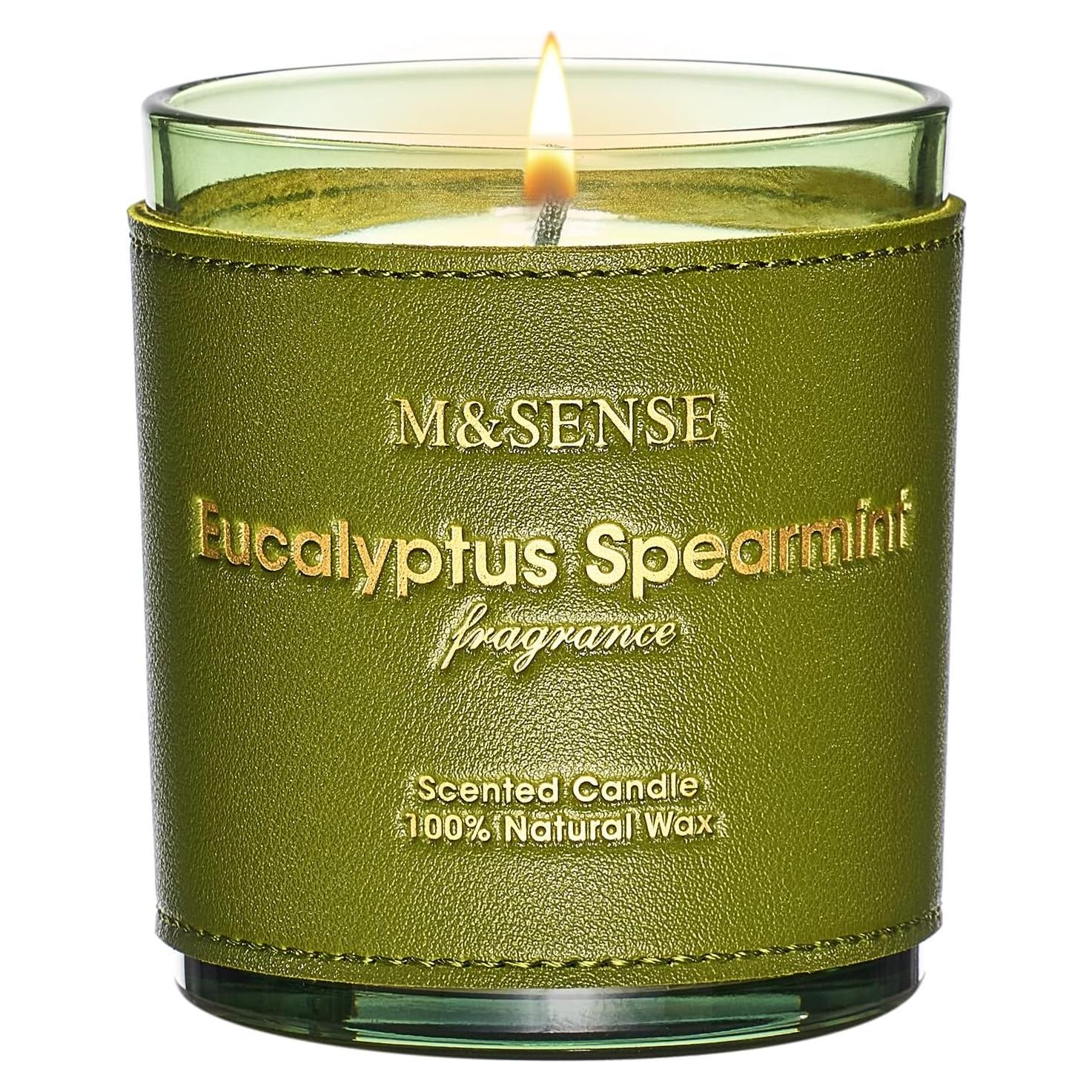 Velas Veganas M&SENSE Eucalipto y Menta 283.5g 42h