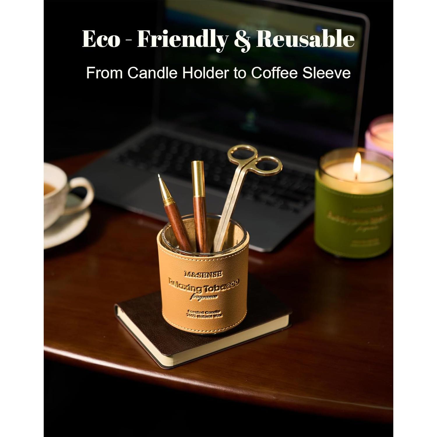 Velas Veganas M&SENSE Eucalipto y Menta 283.5g 42h