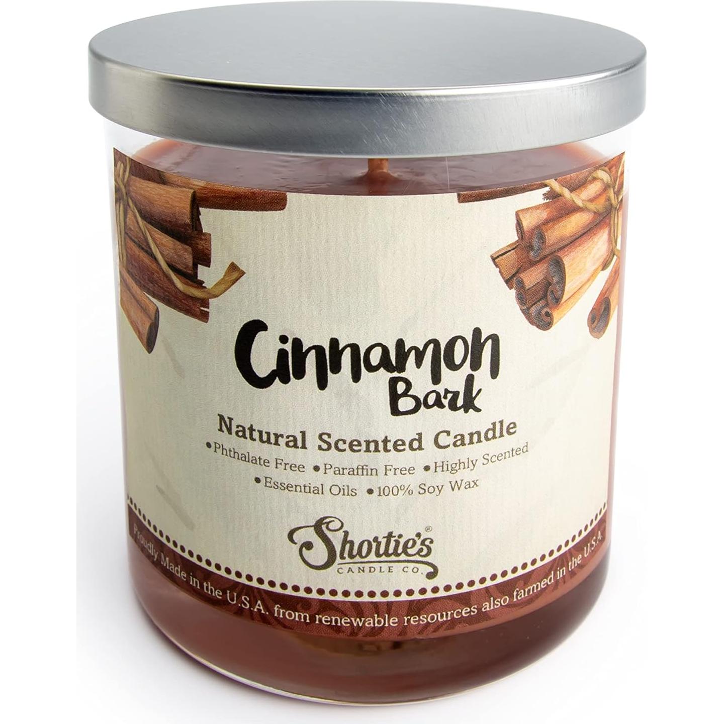 Vela de Soja Natural Shortie's Candle 255g Aroma Canela