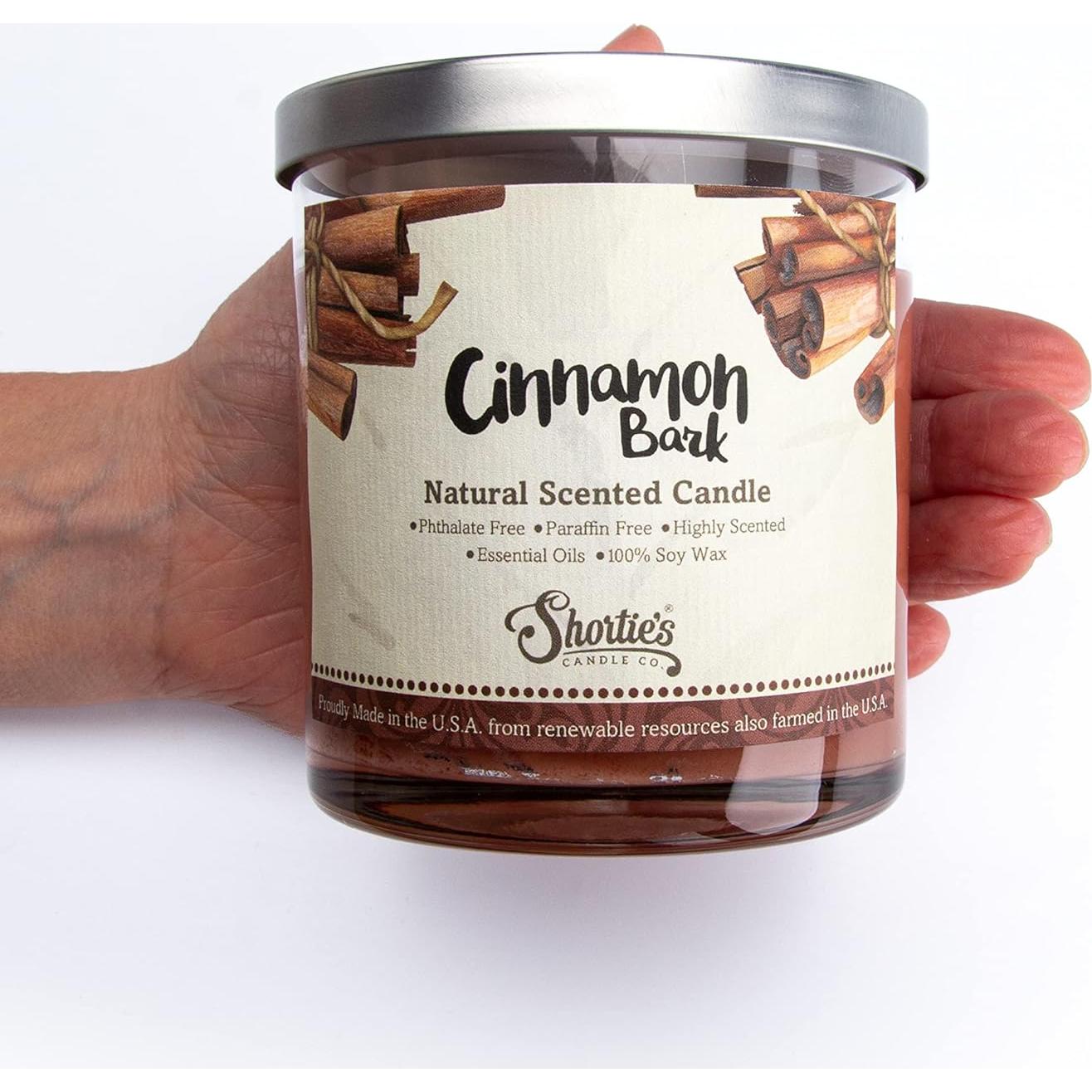 Vela de Soja Natural Shortie's Candle 255g Aroma Canela