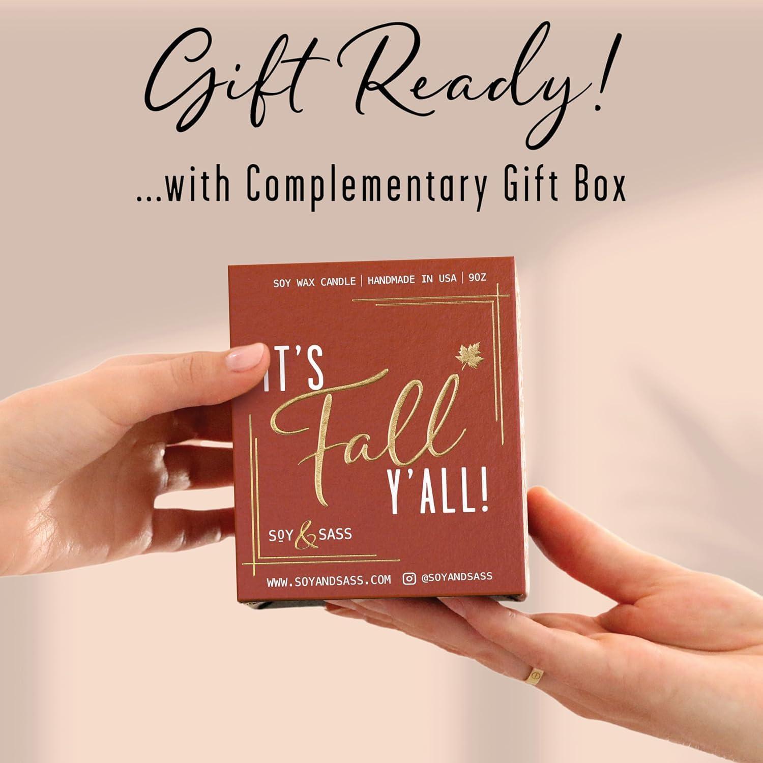 Vela Aromática de Especias de Calabaza Soy y Sass 255g