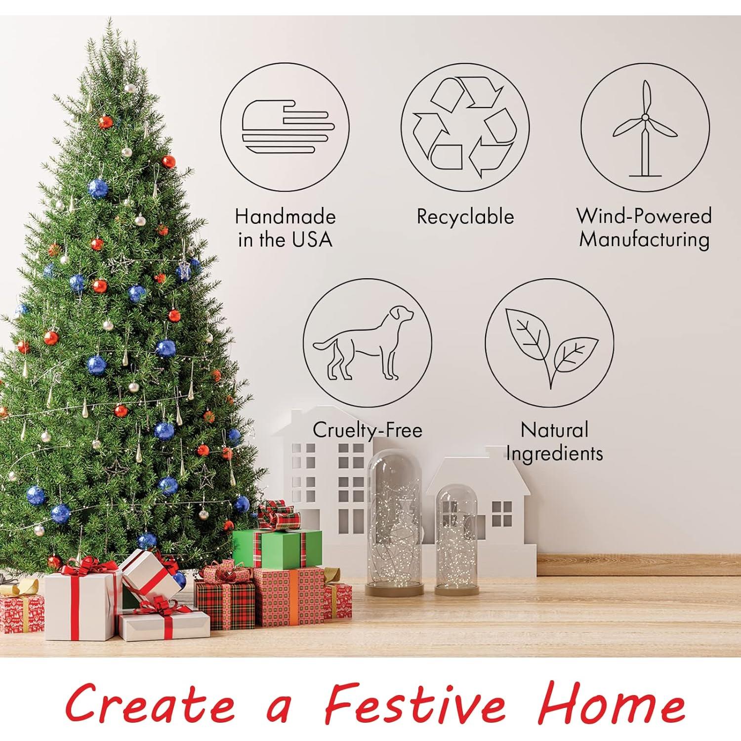 Vela Aromática de Soja 3 Mechas Gute 17oz Abeto Fraser