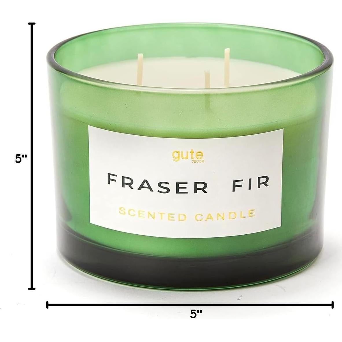 Vela Aromática de Soja 3 Mechas Gute 17oz Abeto Fraser